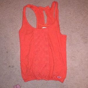 Orange Hollister Tank